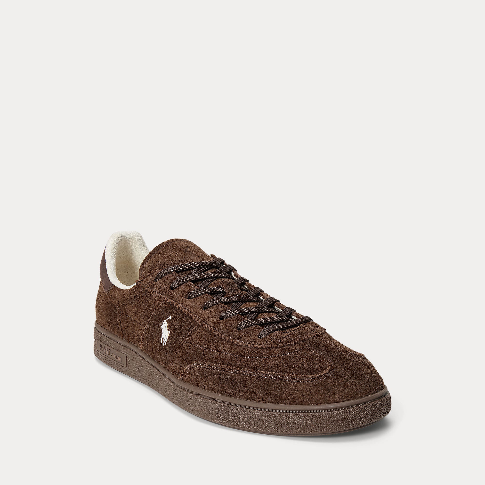Polo Ralph Lauren miesten tennarit Bedford Suede Sneaker, tummanruskea