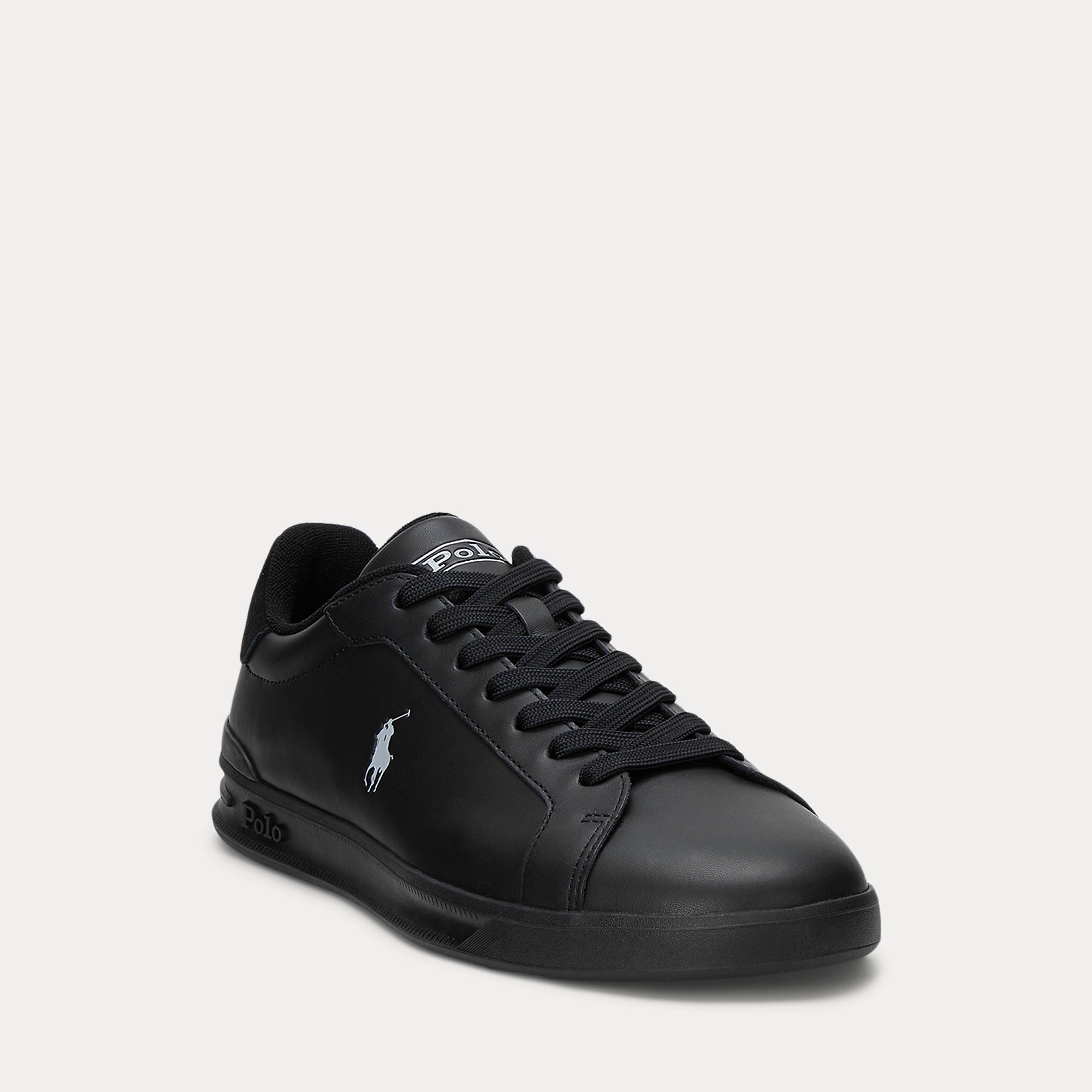 Polo Ralph Lauren miesten tennarit HRT CRT II Leather Sneaker, musta