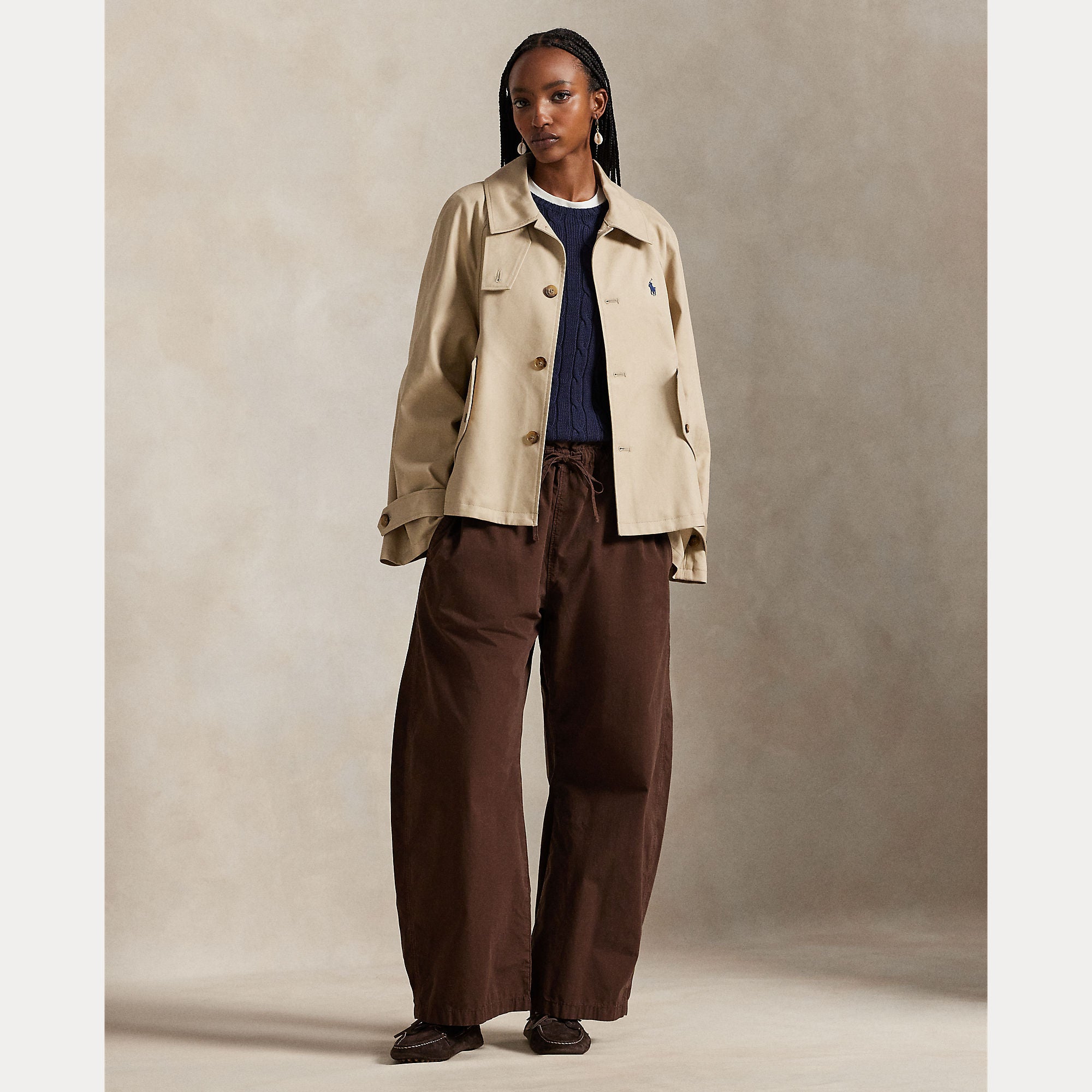 Polo Ralph Lauren naisten takki Woven Jacket, hiekka