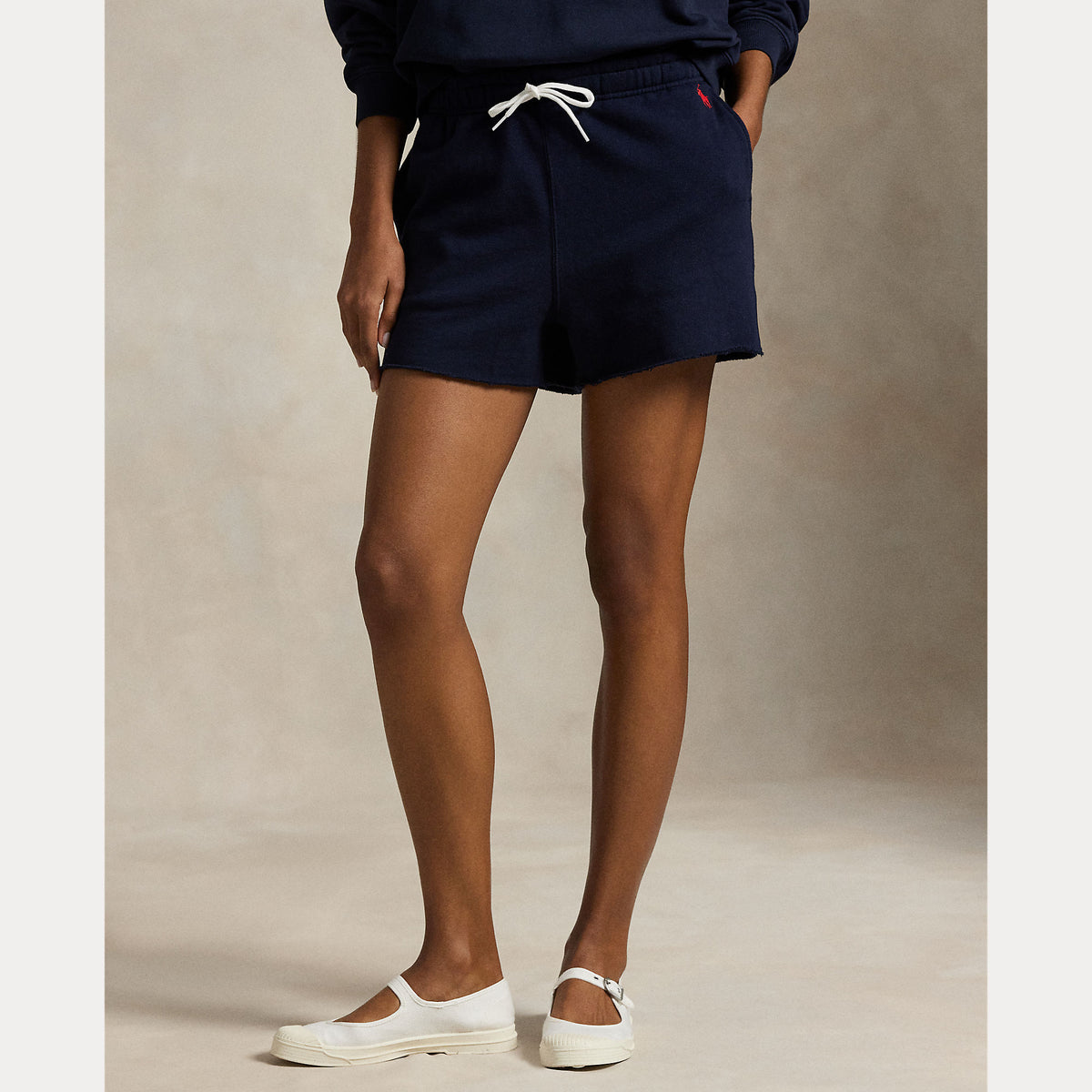 Polo Ralph Lauren naisten shortsit Knit-Shorts, tummansininen