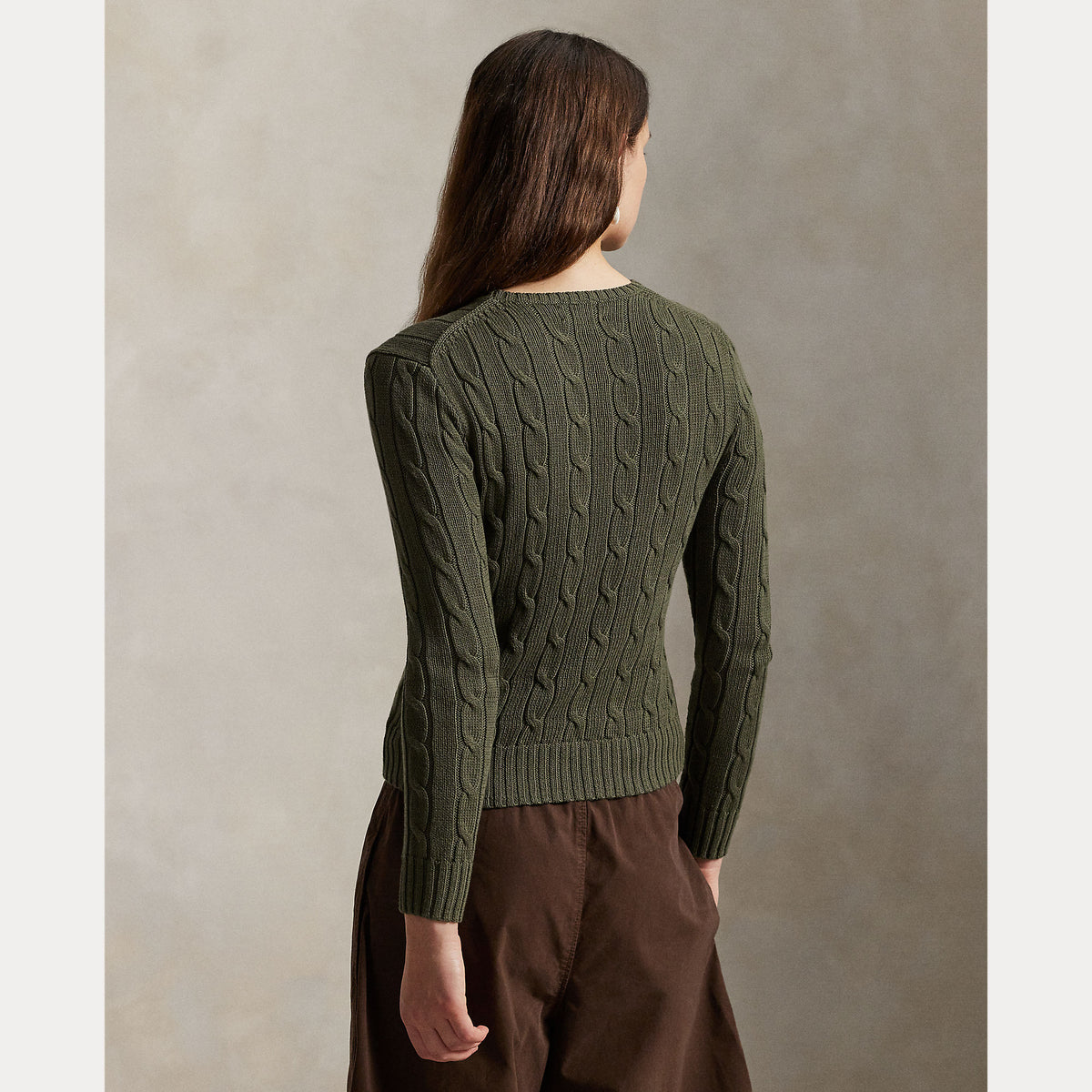 Polo Ralph Lauren naisten neulepusero Julianna LS Pullover, tummanvihreä