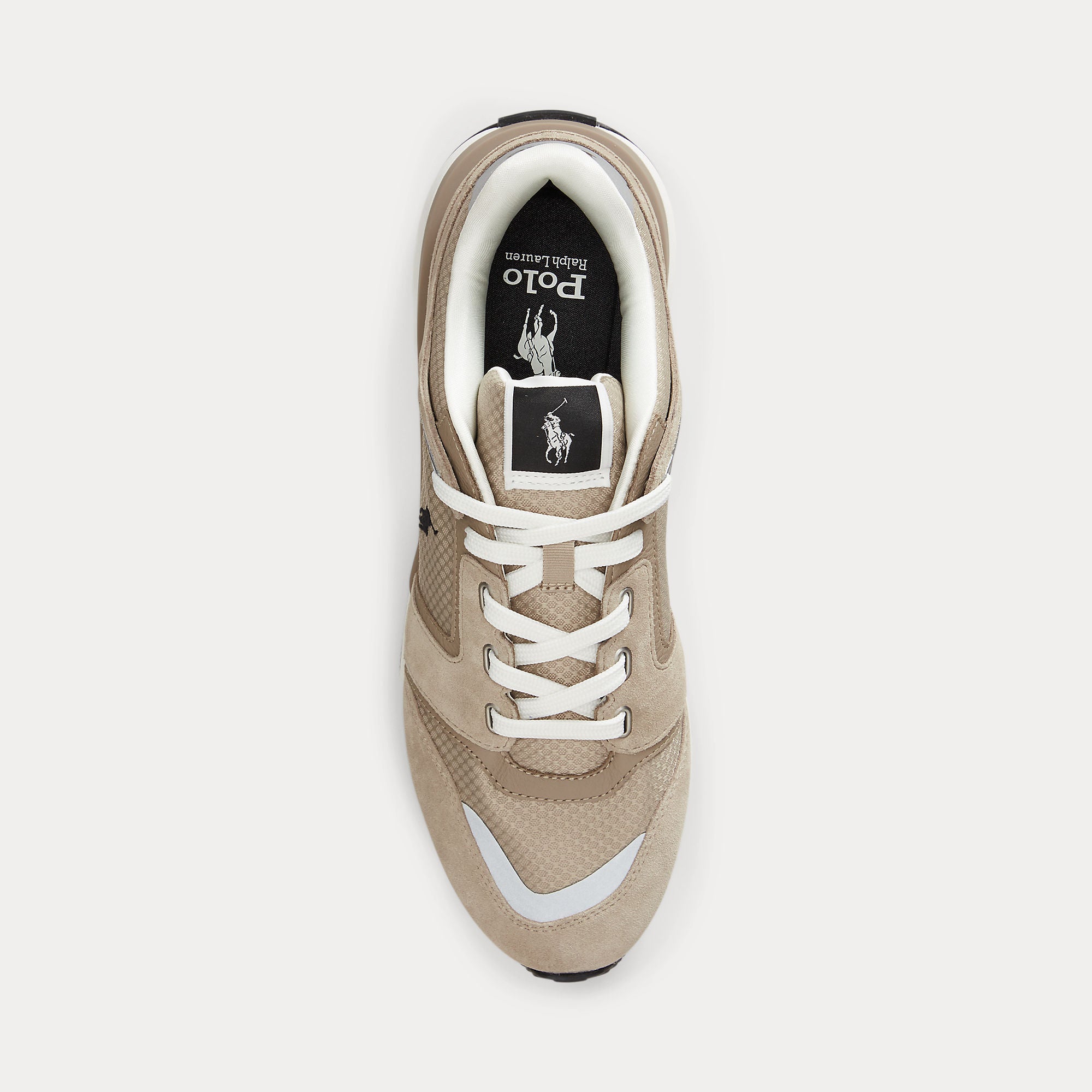 Polo Ralph Lauren miesten Lenkkarit Train 89 V2-Sneakers-Low Top Lace, Vaalea beige