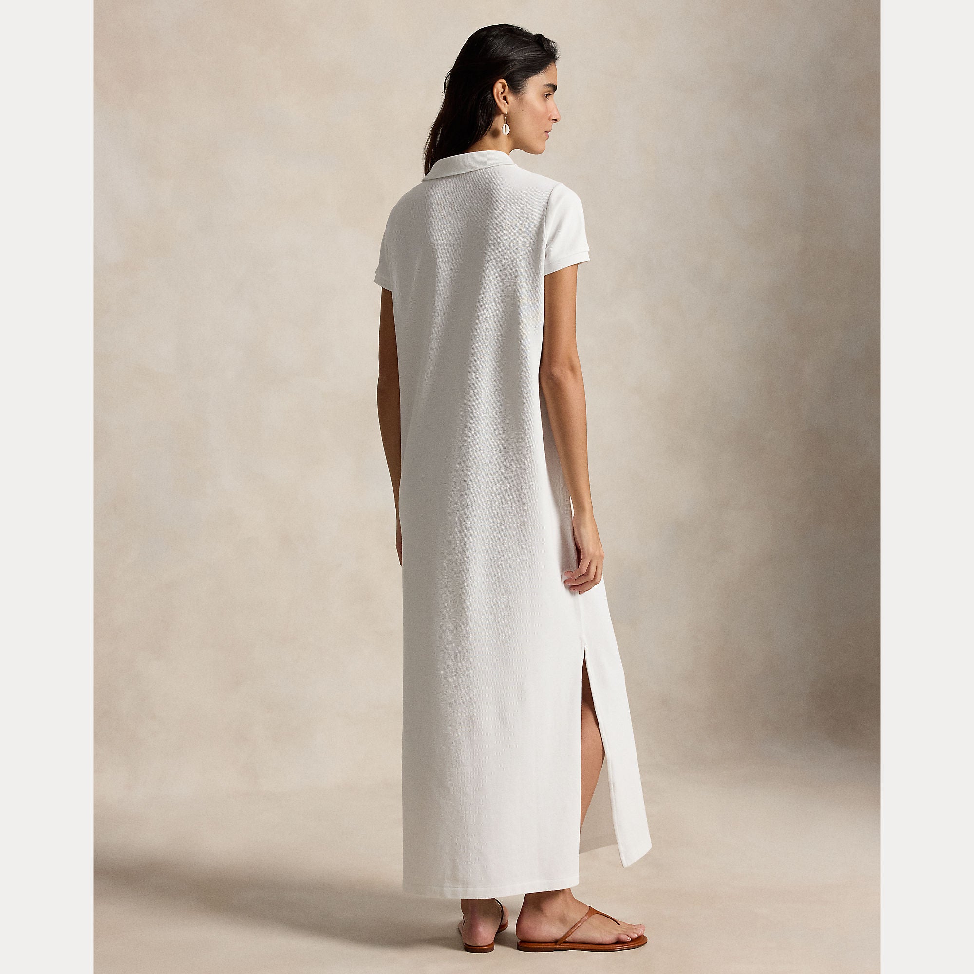 Polo Ralph Lauren naisten mekko Knit Polo Dress, Valkoinen