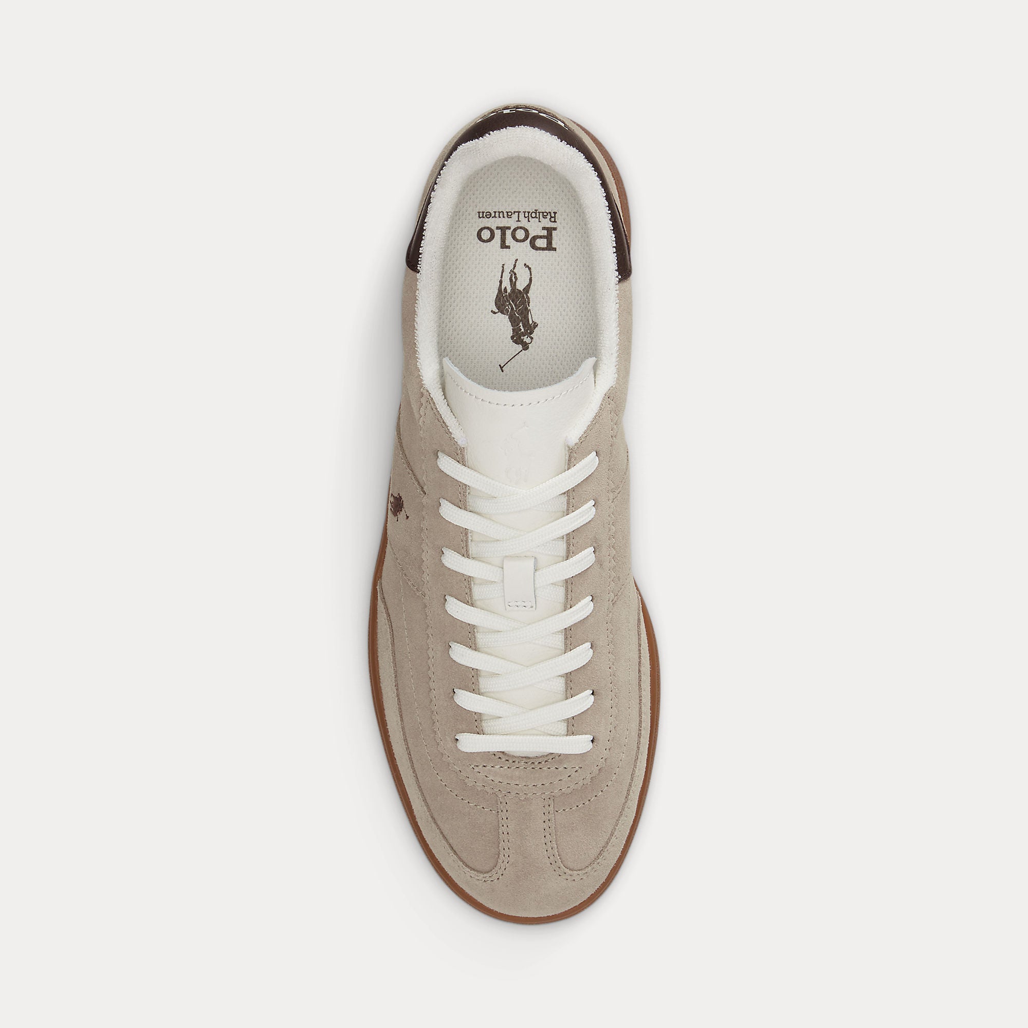Polo Ralph Lauren miesten tennarit Bedford PP - Low Top Suede Sneaker, ruskeanharmaa