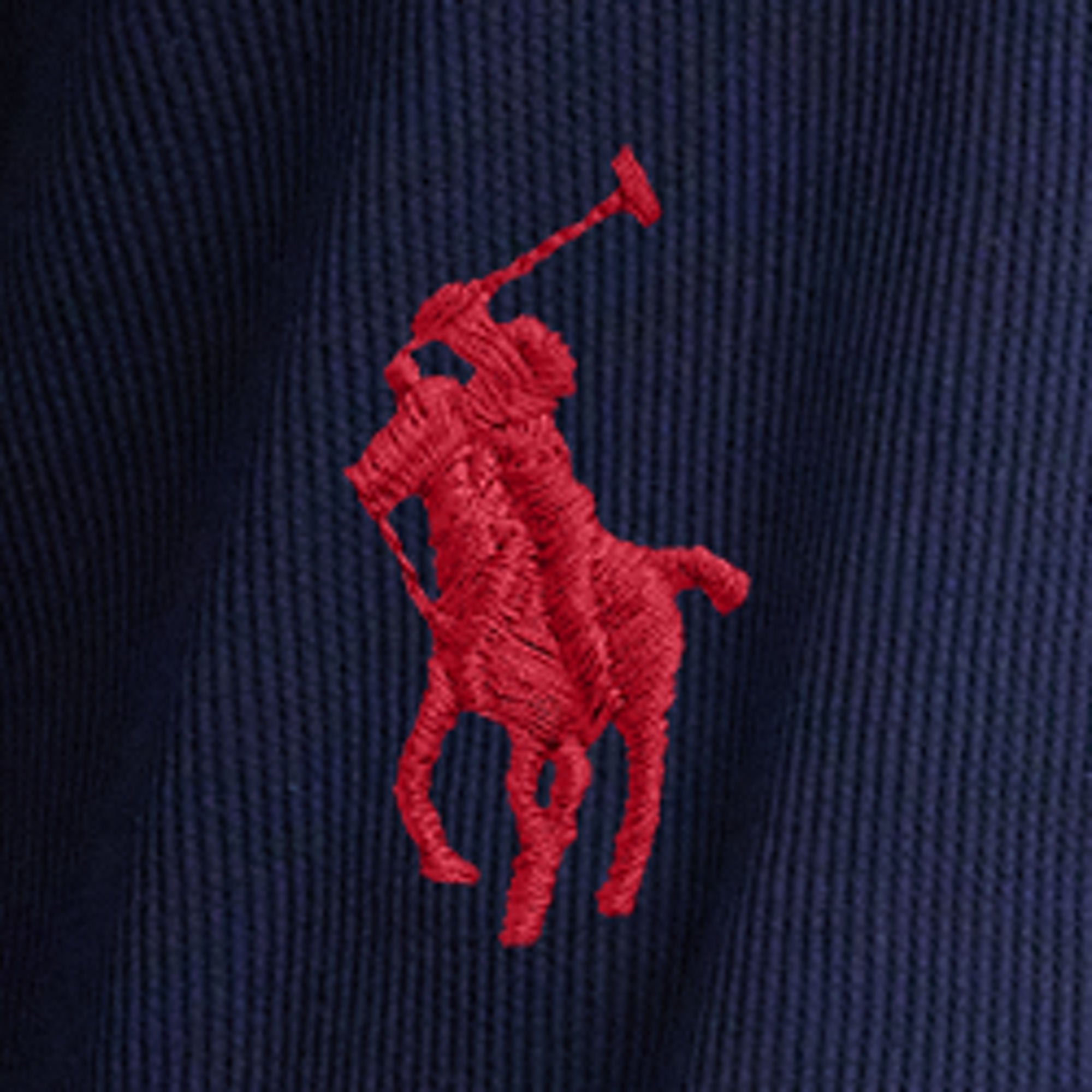 Polo Ralph Lauren miesten pitkähihainen paita Henley Waffle Top, tummansininen