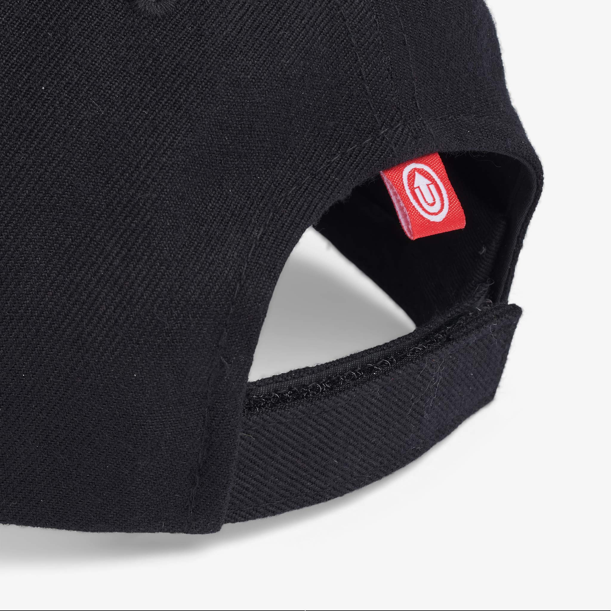 Upfront Miesten Lippis HAAKON HARD LOW BASEBALL CAP, Musta