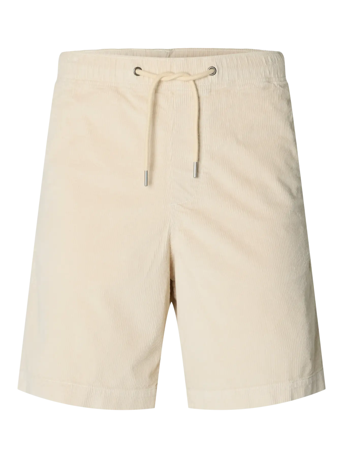 Selected miesten shortsit SLHREGULAR-JACE Corduroy Shorts, Fog