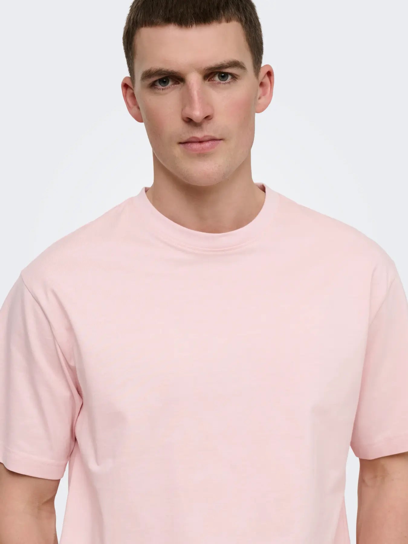 Only and Sons miesten t-paita Fred Rlx Ss Tee Nos, Veiled Pink