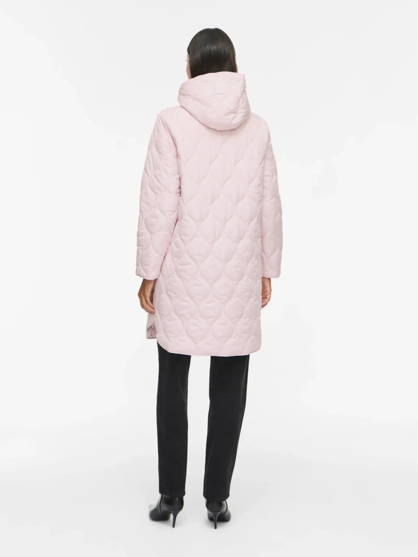 Vila naisten tikkitakki Viquila Hooded Onion Coat, Ballet Slipper