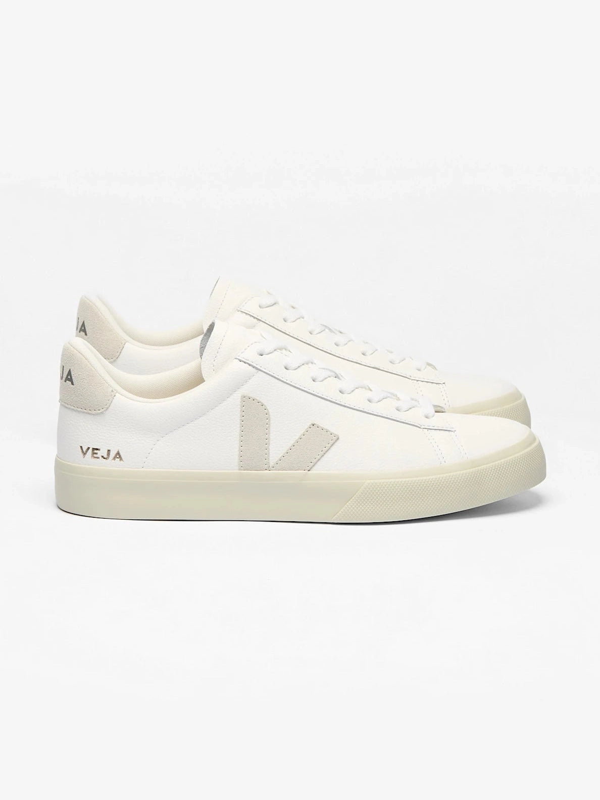 Veja naisten tennarit Campo Sneaker Extra White Natural Suede, valkoinen