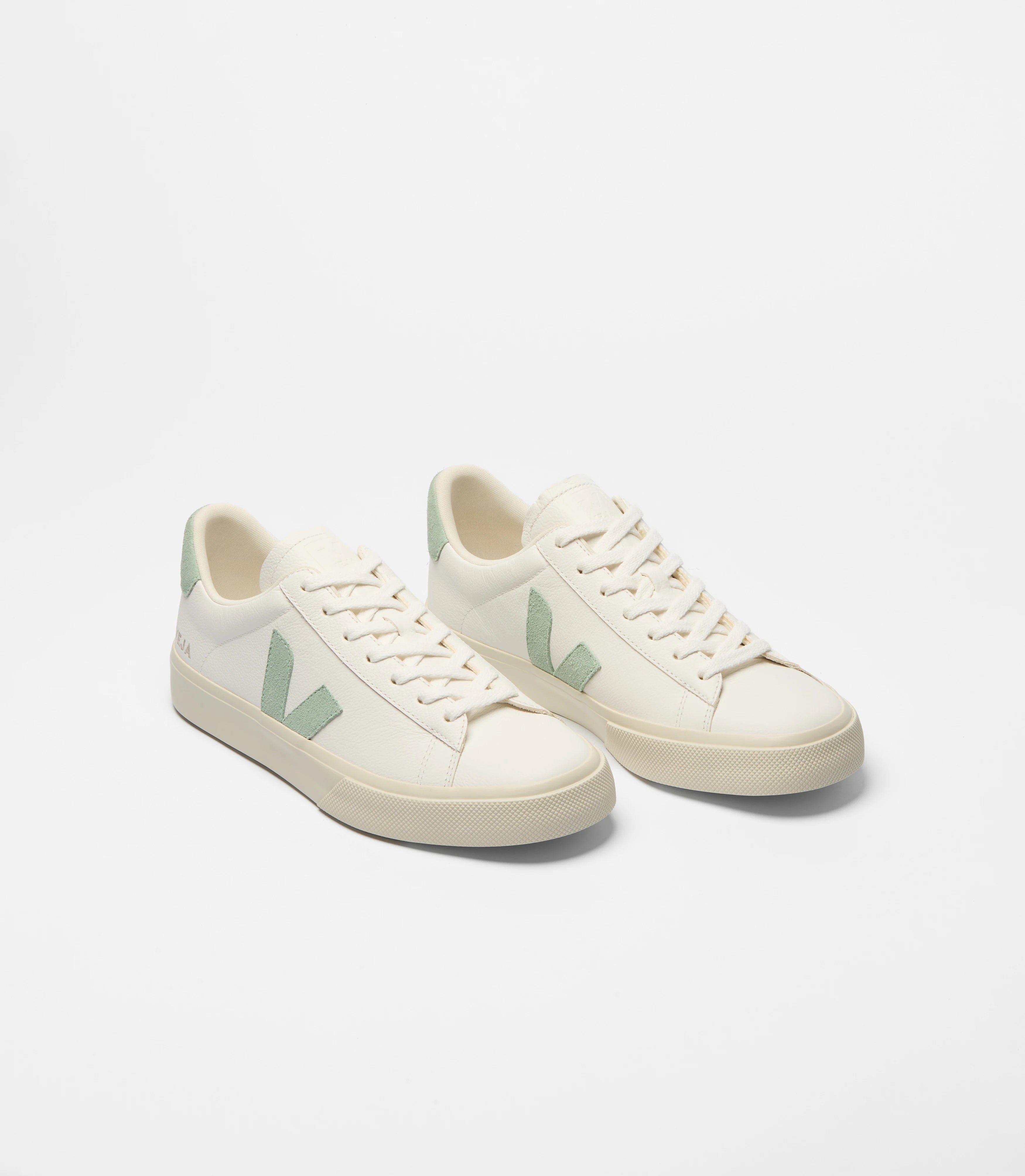 Veja naisten tennarit Campo Leather White Matcha, valkoinen