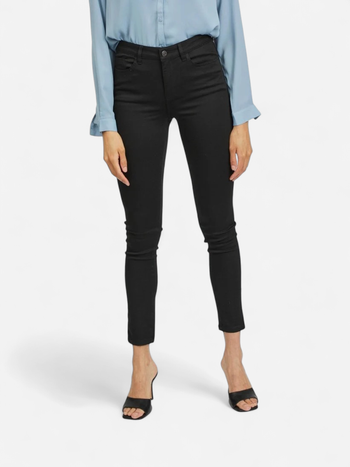 Vila Naisten Farkut, Stay Rwsk Jeans Musta - Kekäle.fi