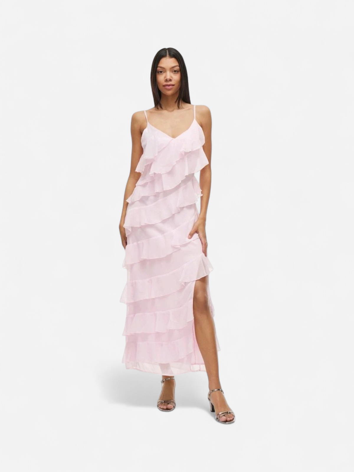 Vila mekko Viluna Strap Dress, Cherry Blossom - Kekäle.fi