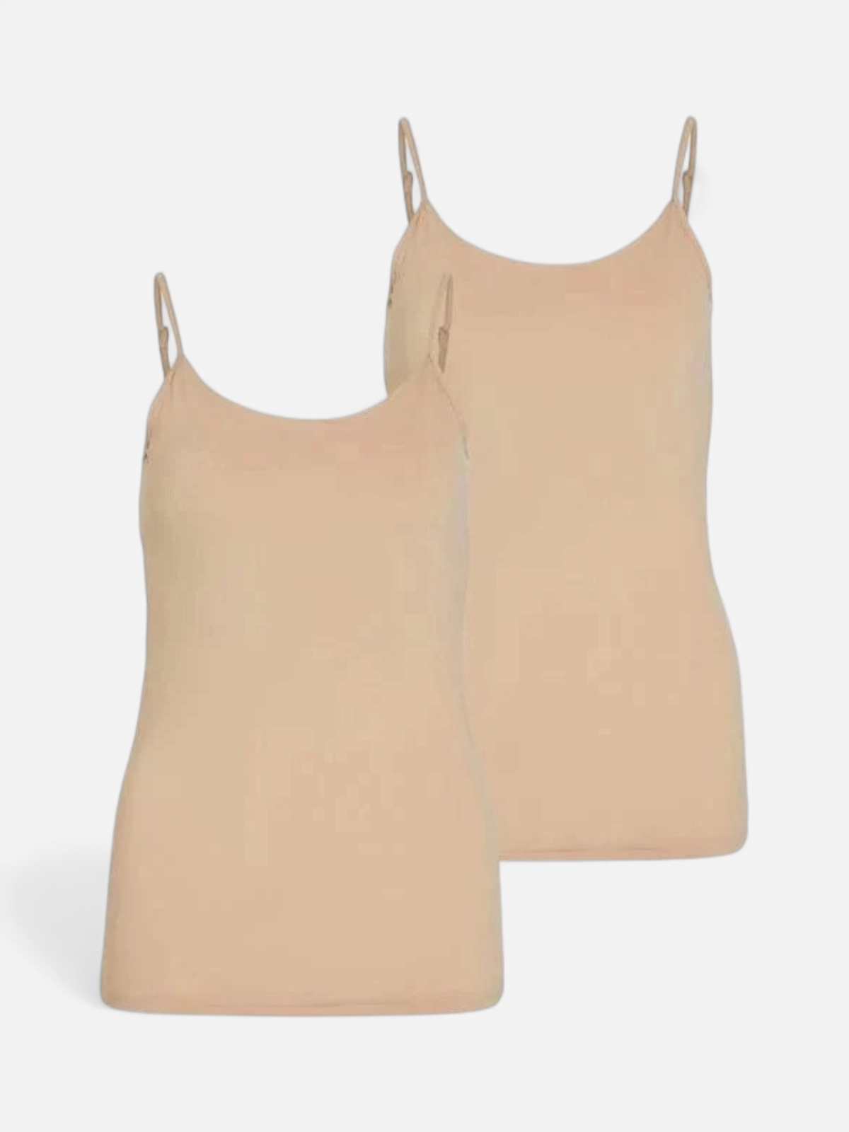 Vila Naisten Narutoppi VISURFACE STRAP TOP NEW Beige - Kekäle.fi