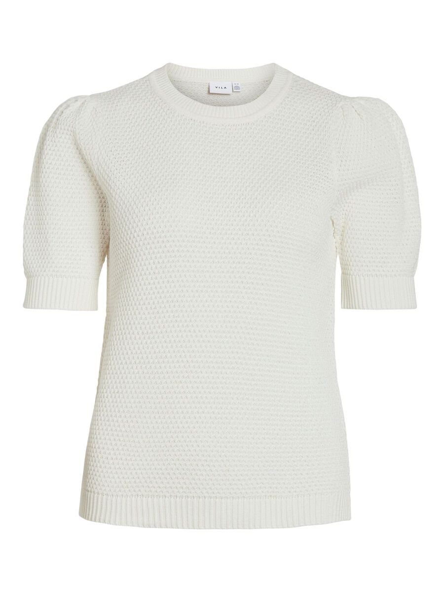 vila-naisten-neulepusero-vidalo-o-neck-s-s-knit-top-valkoinen-3