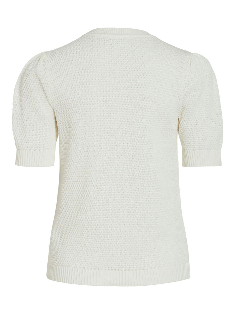 vila-naisten-neulepusero-vidalo-o-neck-s-s-knit-top-valkoinen-4
