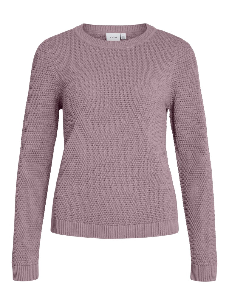 vila-neule-vidalo-o-neck-l-s-knit-top-toadstool-1