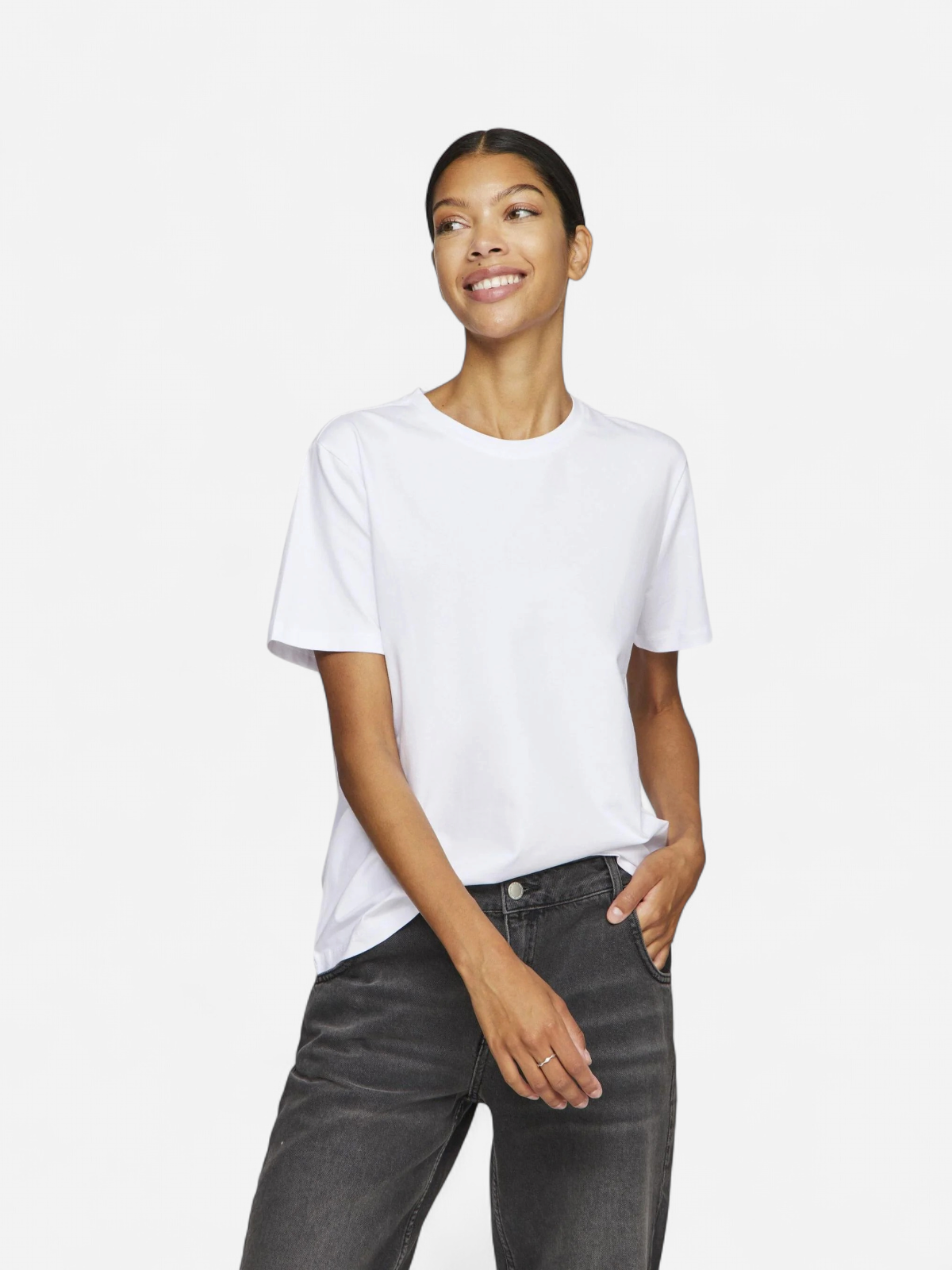 Vila naisten t-paita Vinora S/S T-Shirt, valkoinen - Kekäle.fi
