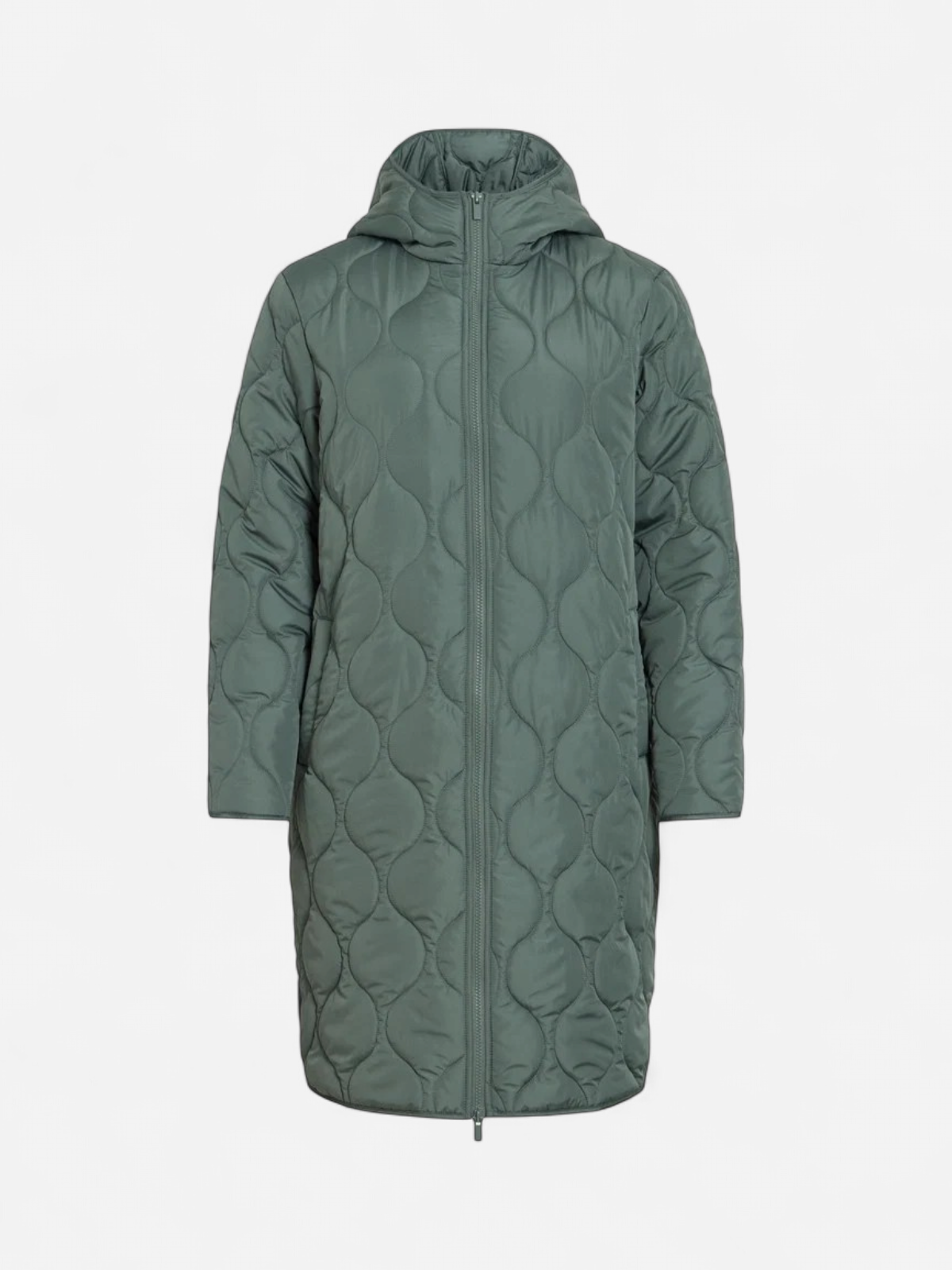 VIQUILA L/S HOODED ONION COAT / LN Balsam Green - Kekäle.fi