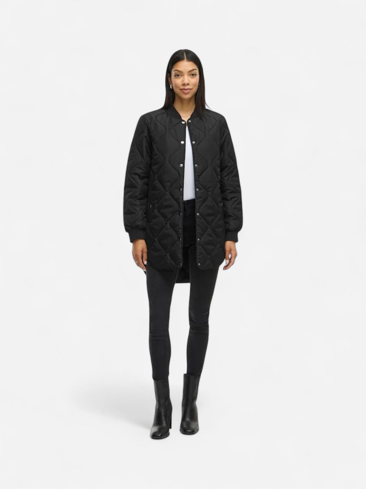 Vila naisten tikkitakki VITate Quilt Jacket, musta - Kekäle.fi