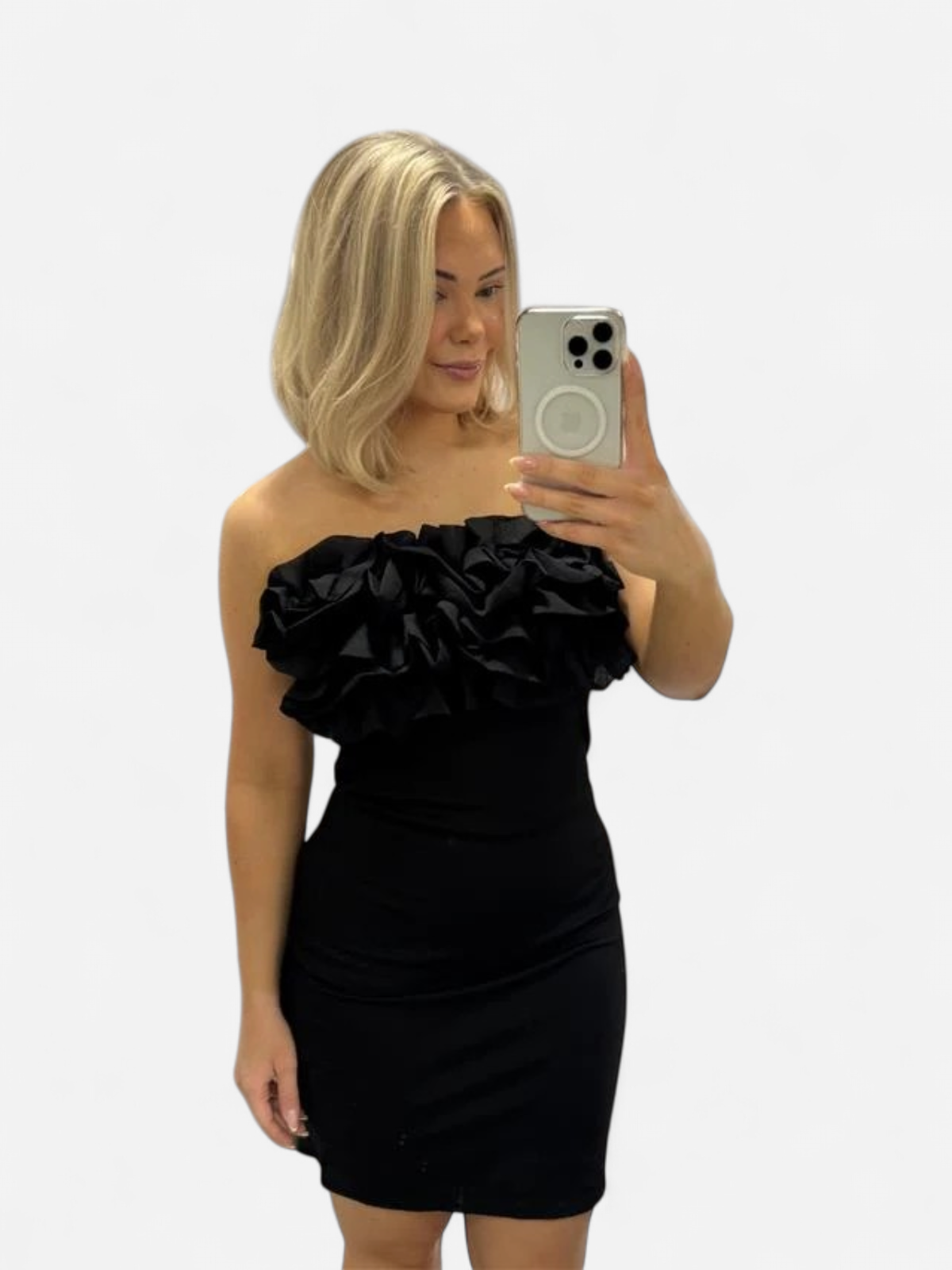 Vila mekko VITOVE Short Tube Dress, musta - Kekäle.fi