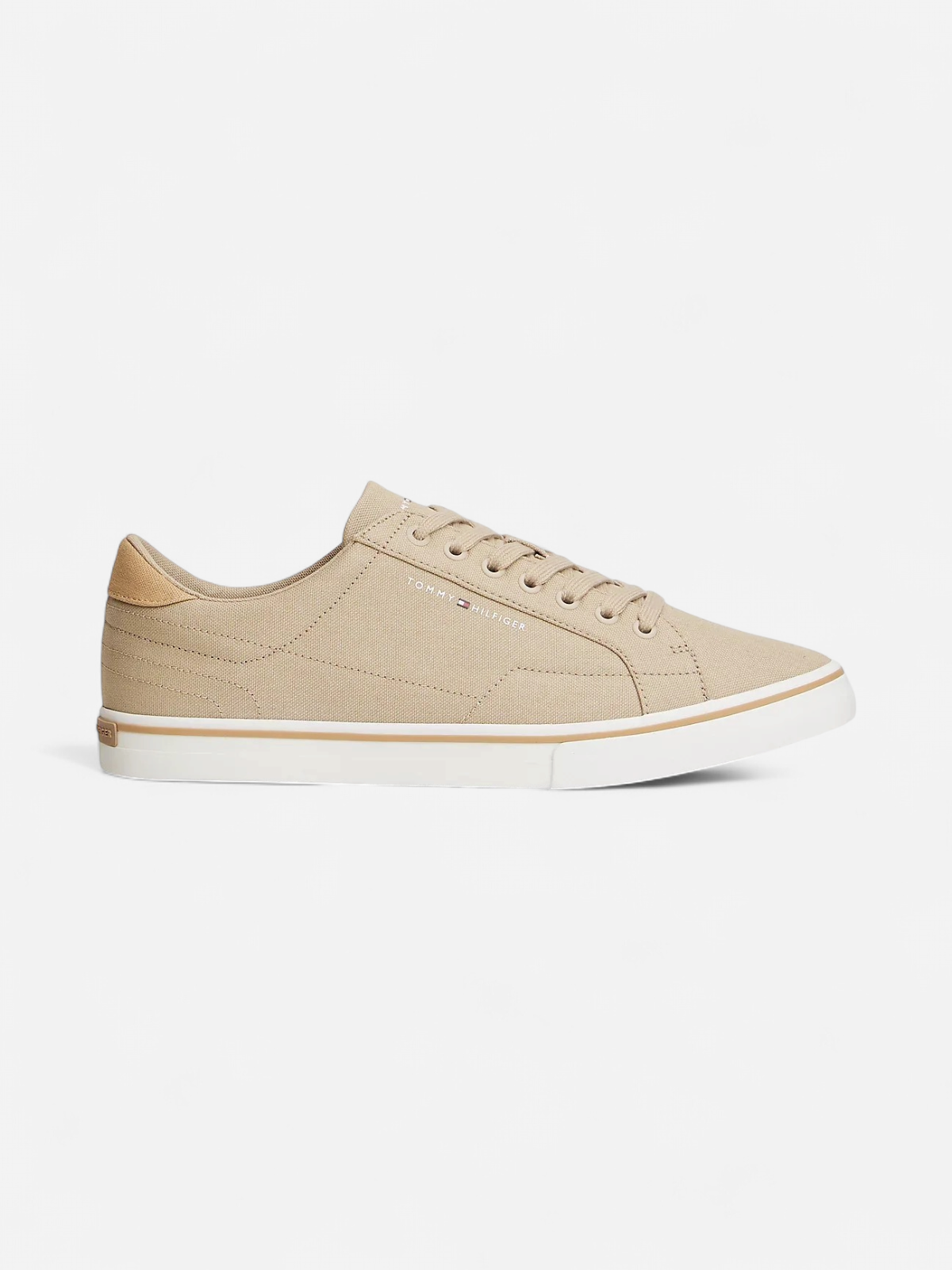 Tommy Hilfiger miesten tennarit Vulc Core Long Lace Sneaker, beige - Kekäle.fi