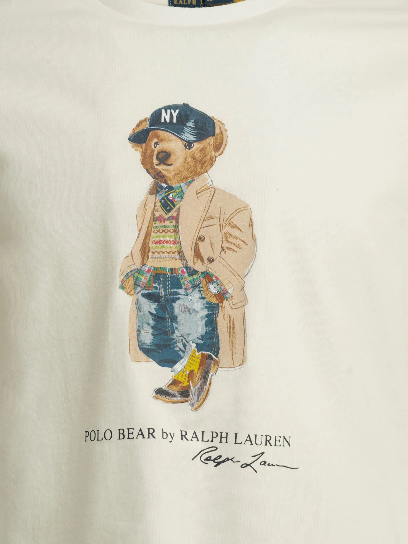 Polo Ralph Lauren miesten T-paita Polo Bear, valkoinen
