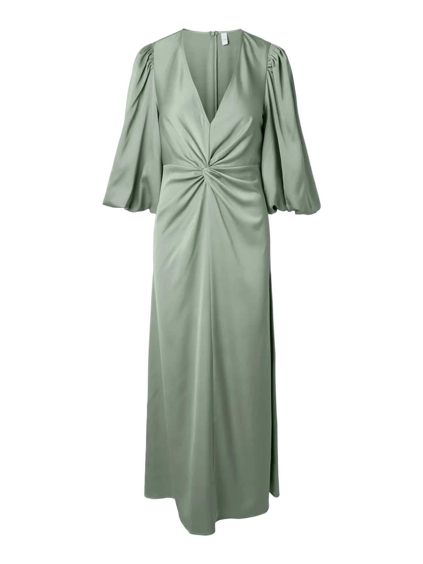 Y.A.S mekko YASThea LS Long Dress S. Noos, Green Milieu