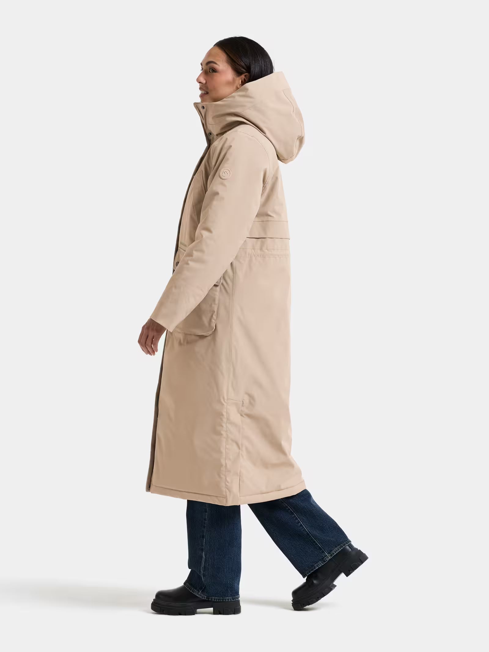 Didriksons naisten parkatakki Melody, vaalea beige