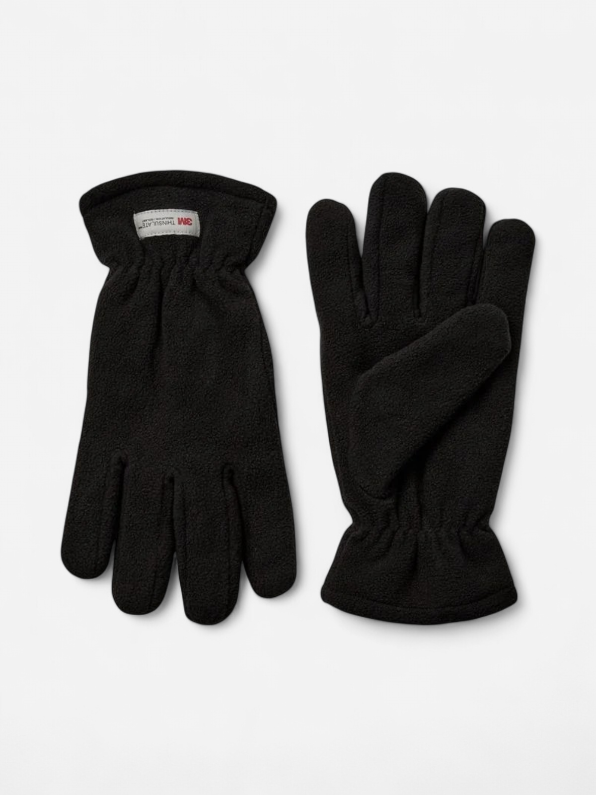 Salt miesten käsineet Warm Fleece Gloves, musta - Kekäle.fi