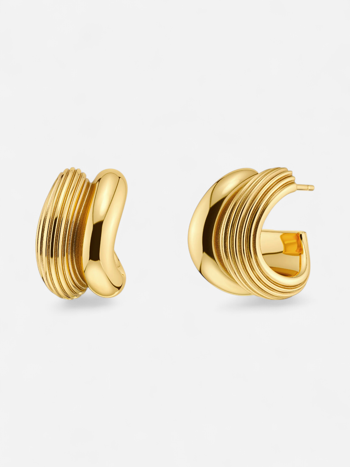 WILDERN HOOPS S GOLD Gold pleated - Kekäle.fi