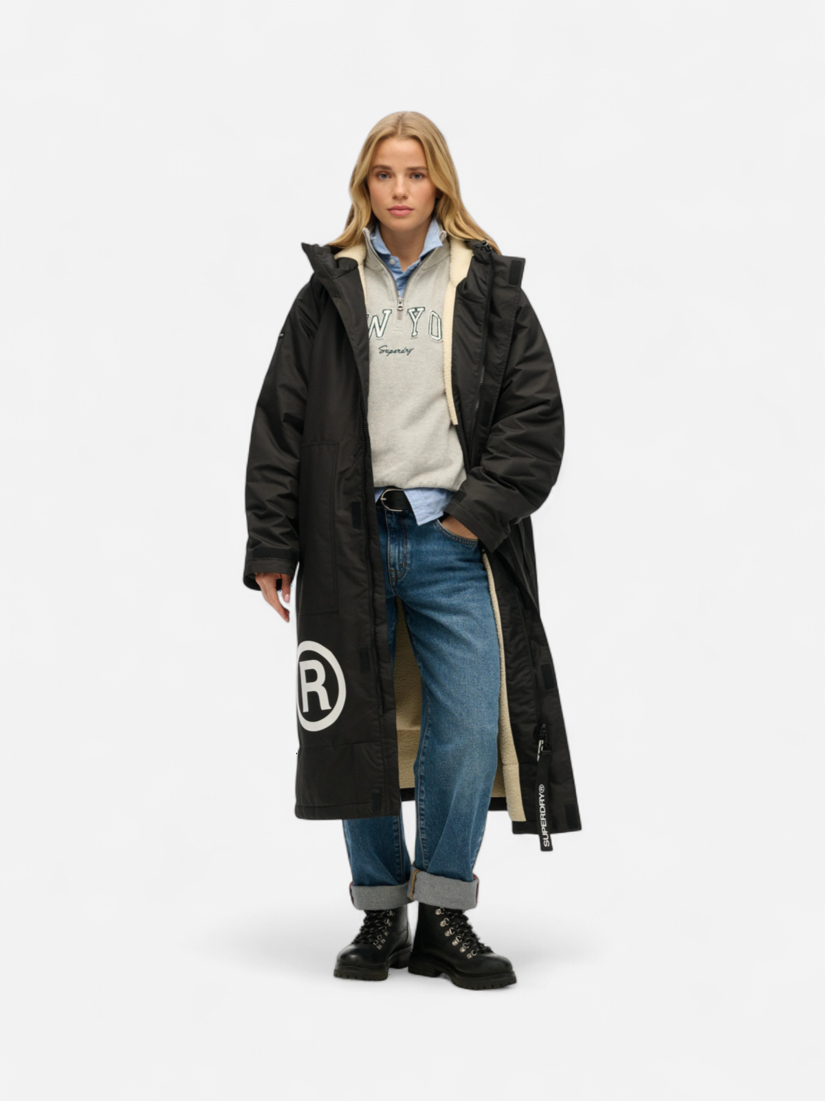 Superdry naisten takki Windbreaker Changing Robe, musta - Kekäle.fi