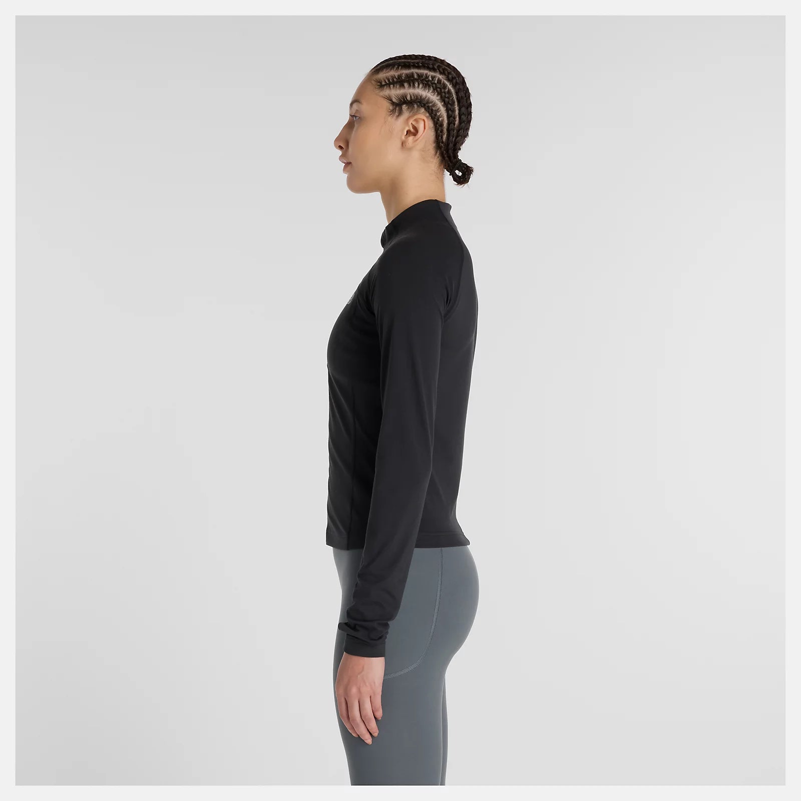 New Balance naisten paita NB Harmony Fitted Full Zip, musta