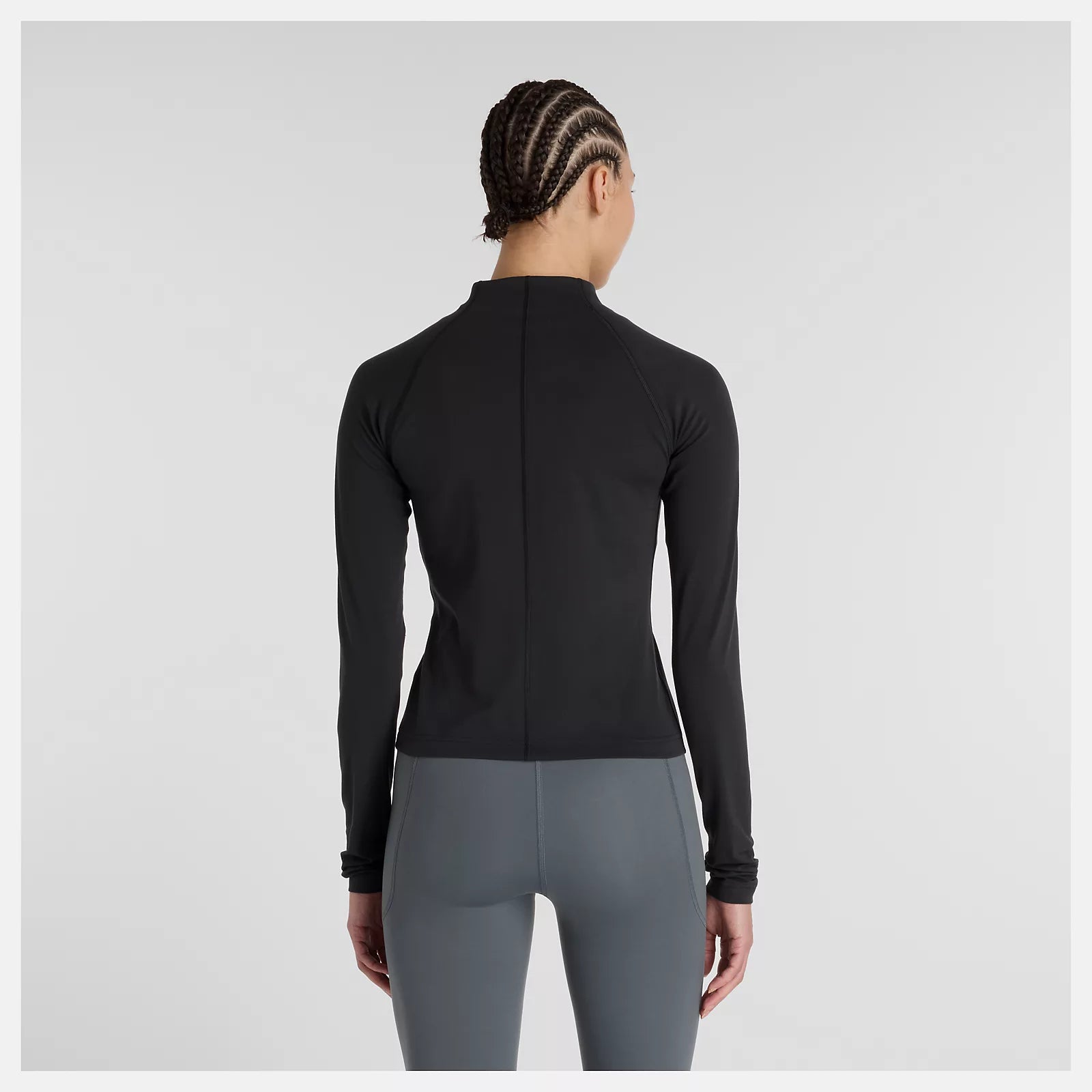 New Balance naisten paita NB Harmony Fitted Full Zip, musta