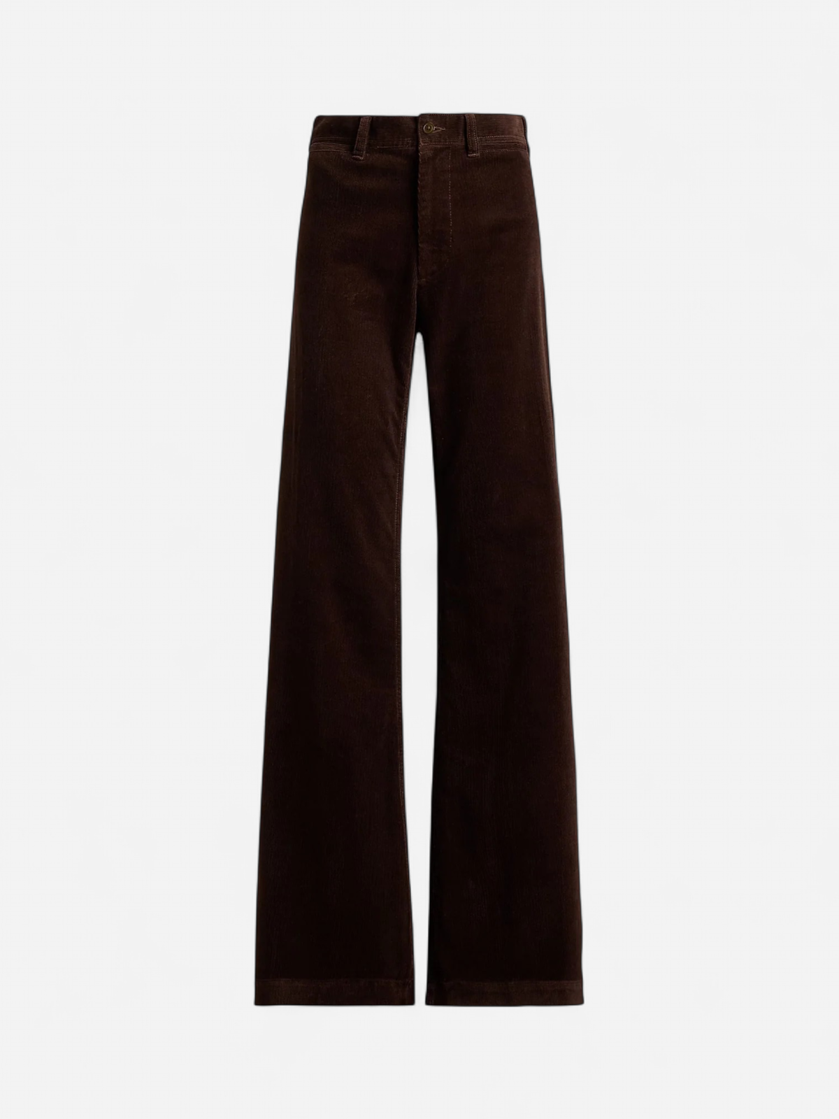 WOVEN-FLARE-PANTS TUMMANRUSKEA - Kekäle.fi