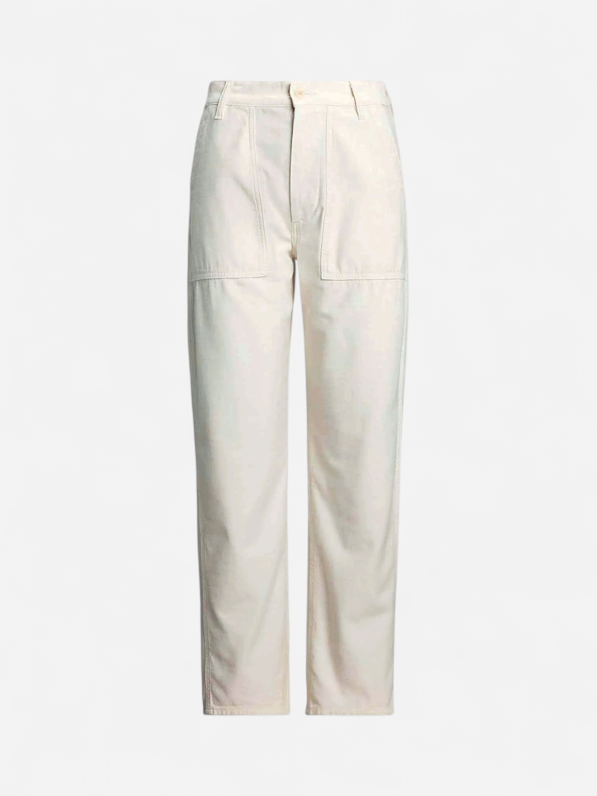 Polo Ralph Lauren naisten housut Wovwn Staight Pants, luonnonvalkoinen - Kekäle.fi