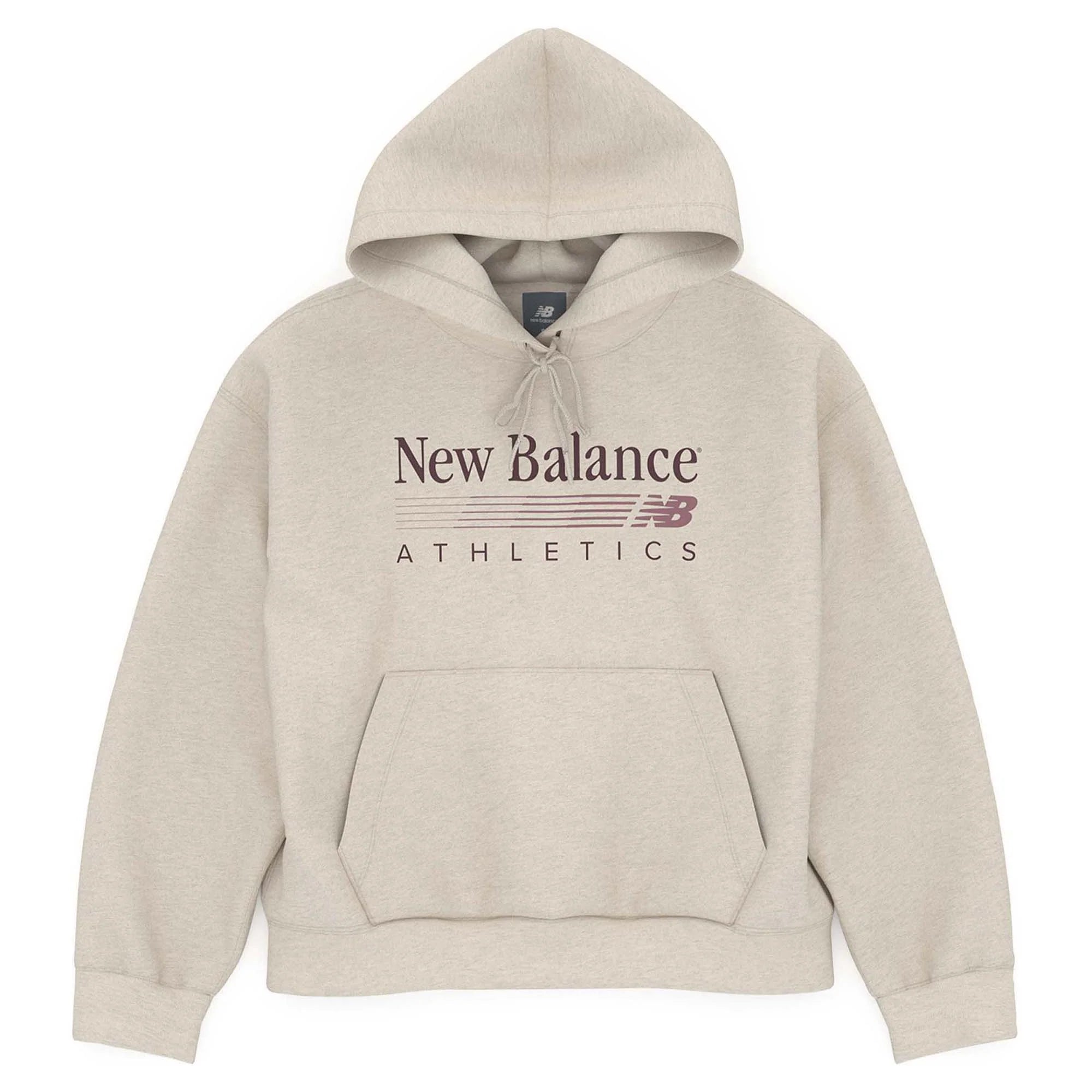New Balance naisten Hupparit Trackside Fleece Hoodie, beige