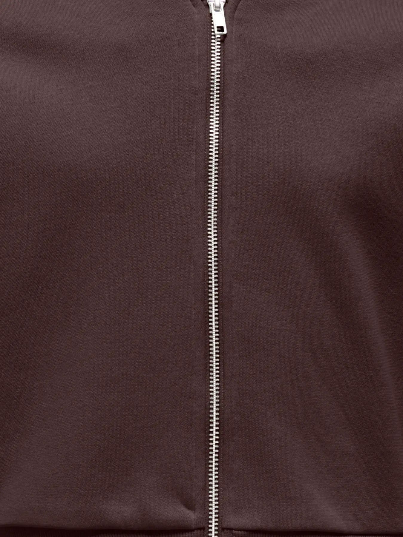 Kids Only lasten huppari Kogsweat Zip, tummanruskea