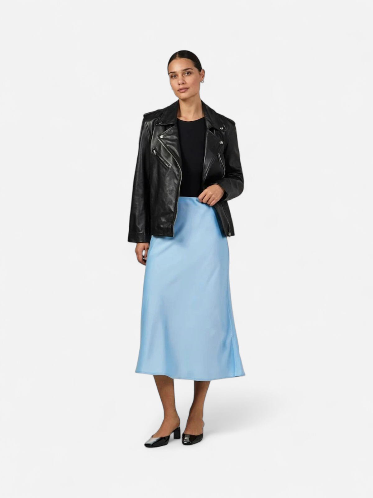 Y.A.S hame, YASPELLA HW MIDI SKIRT Vaaleansininen - Kekäle.fi