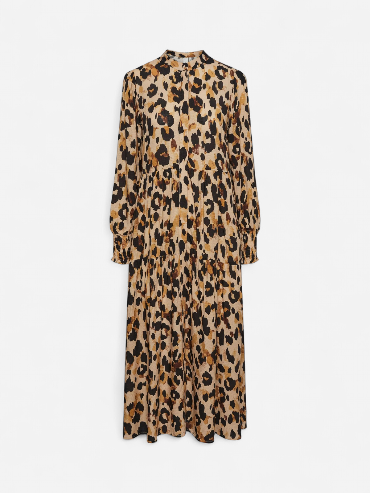 Y.A.S mekko, YASALIRA LS LONG DRESS S Ruskea Kuosi - Kekäle.fi