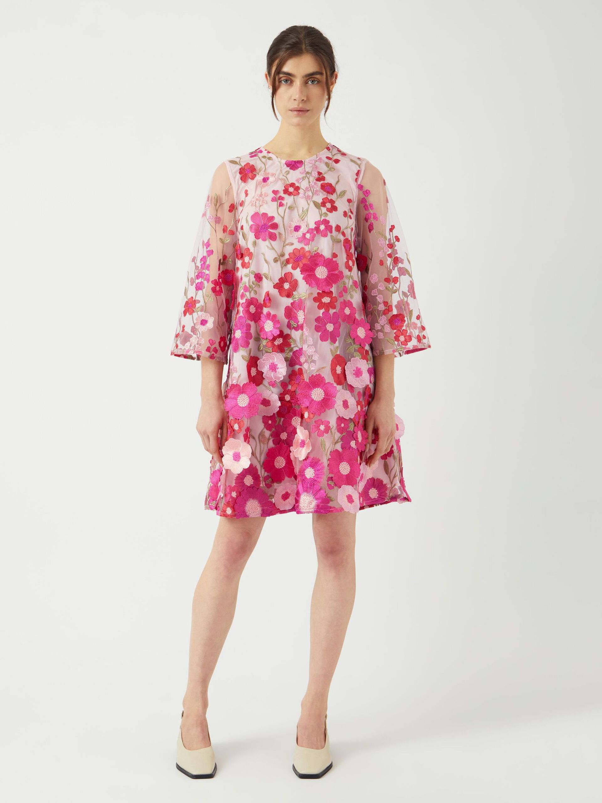 y-a-s-naisten-mekko-yasflowering-3-4-dress-vaaleanpunainen-kuosi-4
