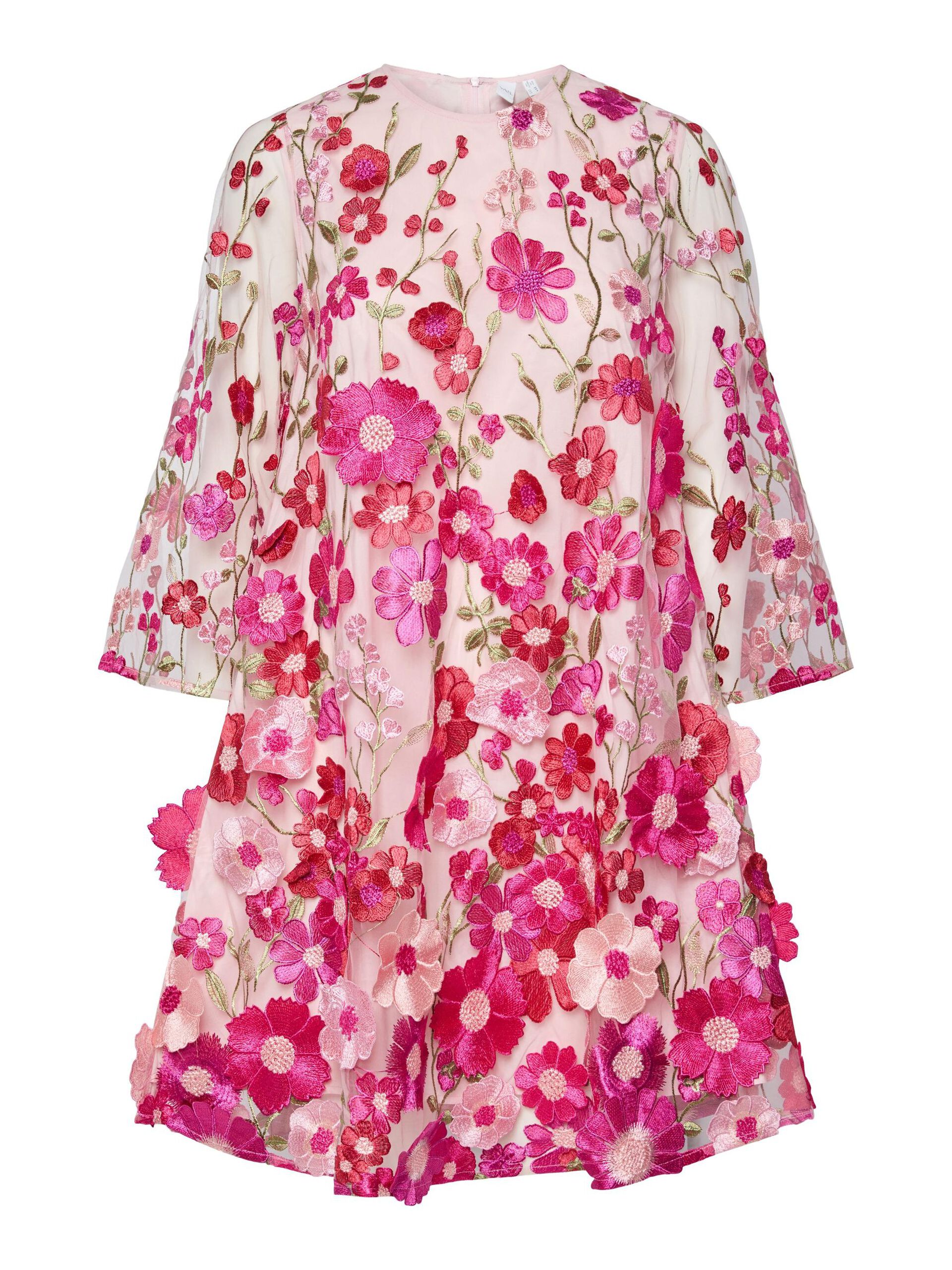 y-a-s-naisten-mekko-yasflowering-3-4-dress-vaaleanpunainen-kuosi-5