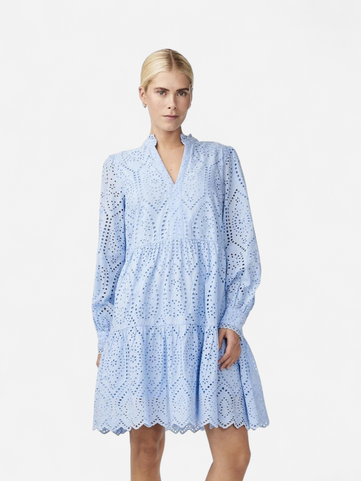 Y.A.S Naisten Mekko YASHOLI LS DRESS S Vaaleansininen - Kekäle.fi