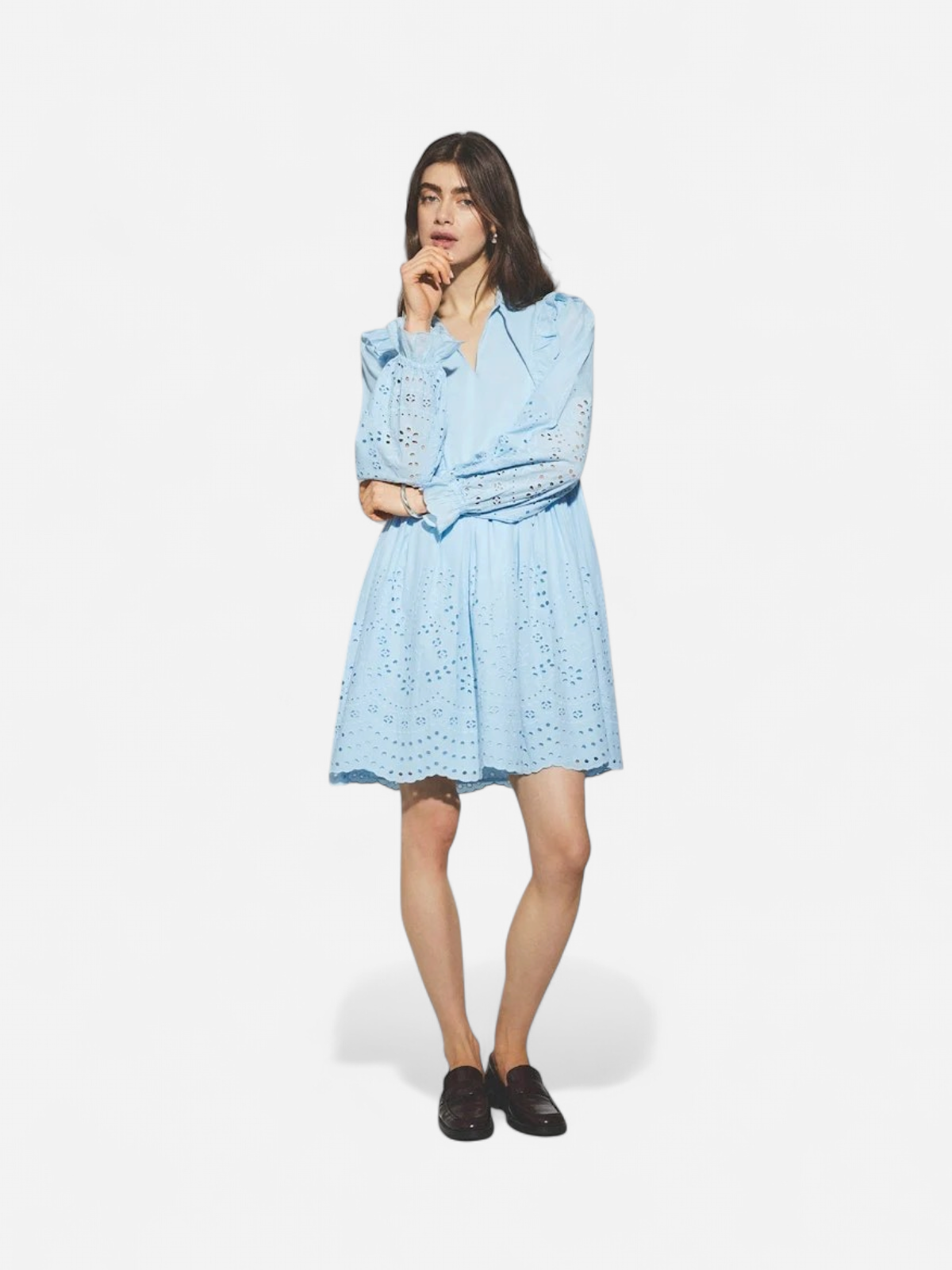 Y.A.S naisten mekko, YASLUMA LS DRESS S Vaaleansininen - Kekäle.fi