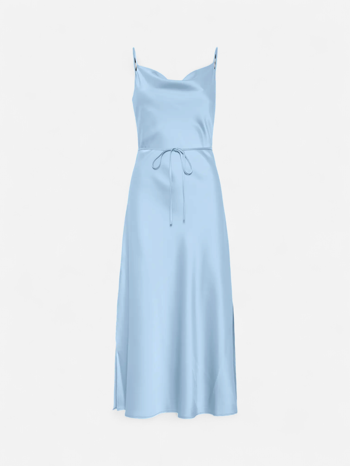 Y.A.S Naisten Mekko, YASTHEA STRAP LONG DRESS Vaaleansininen - Kekäle.fi