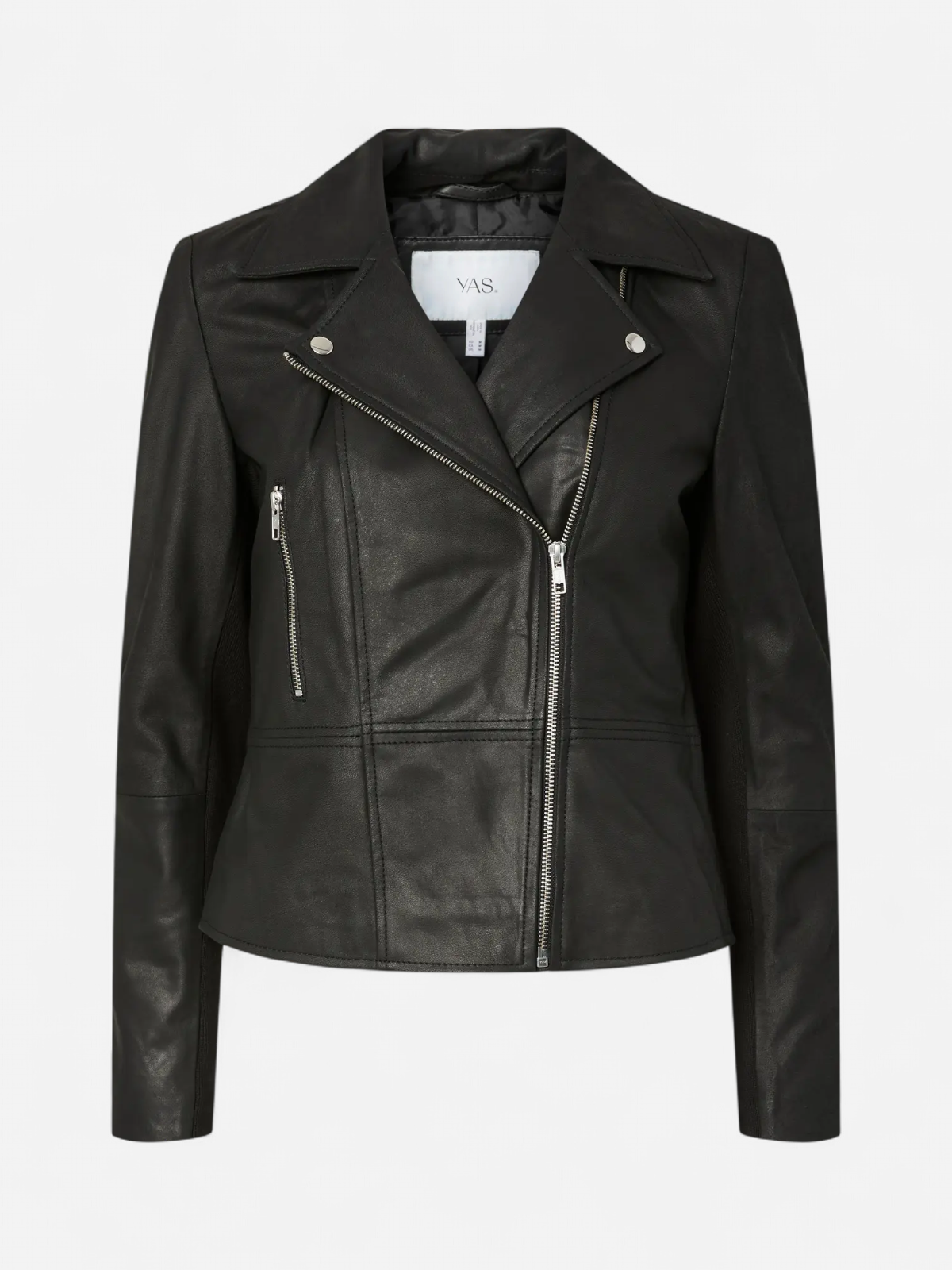 Y.A.S naisten nahkatakki, YASSOPHIE LEATHER JACKET Black - Kekäle.fi