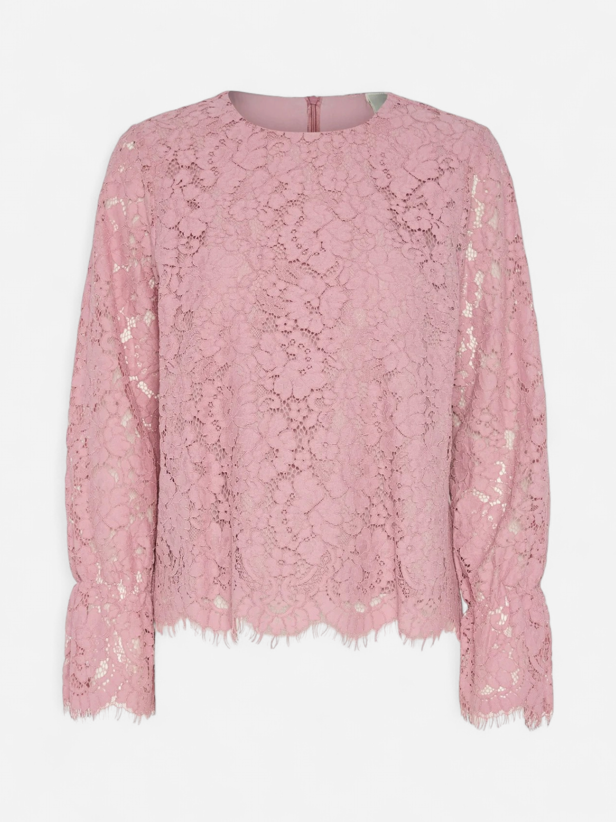 Y.A.S naisten paita, YASPERLA LS LACE TOP S Vaaleanpunainen - Kekäle.fi