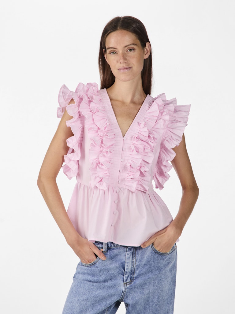 y-a-s-naisten-paita-yasruna-cs-ruffle-top-vaaleanpunainen-1