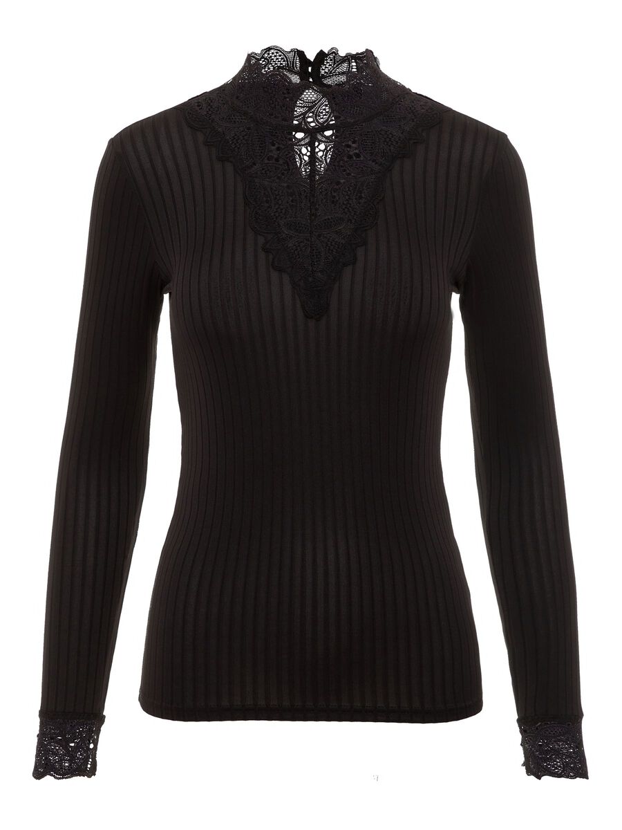 y-a-s-naisten-pusero-yasblace-highneck-top-noos-musta-3
