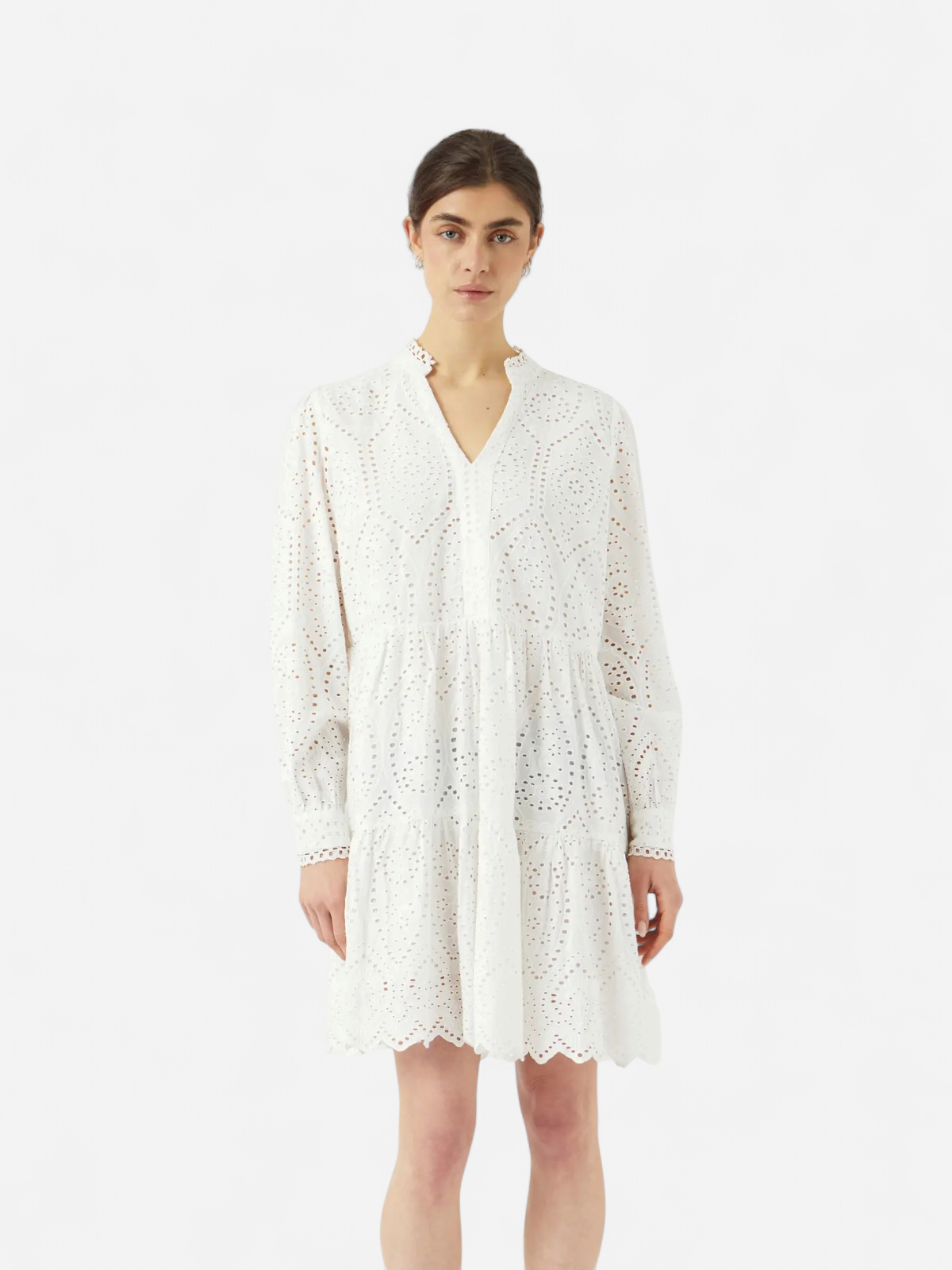 Y.A.S mekko Yasholi LS Dress S. Noos, valkoinen - Kekäle.fi